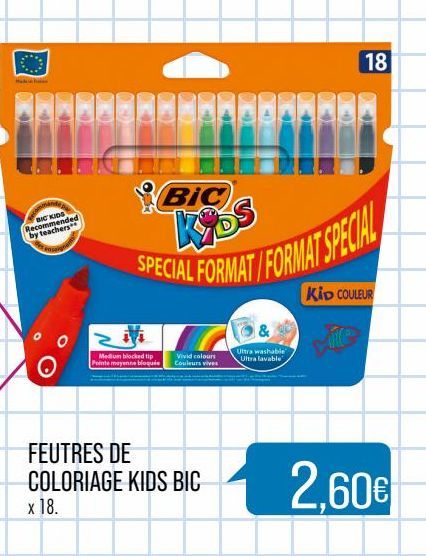 feutres de coloriage kinds BIC