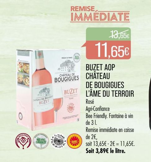 Buzet AOP chateau de bougigues l`ame du terroir