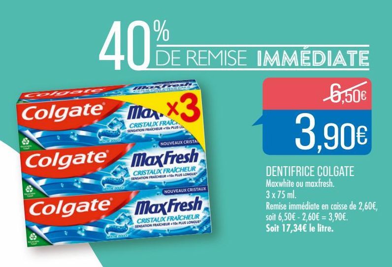 dentifrice Colgate