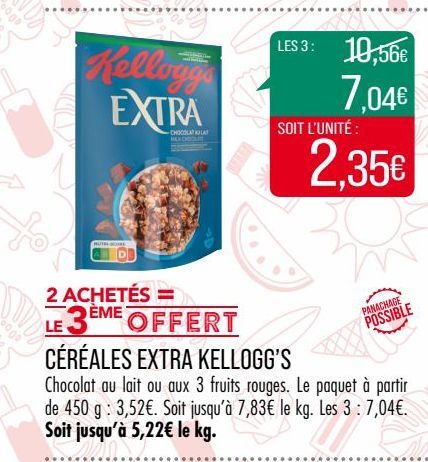 céréales extra Kellogg's