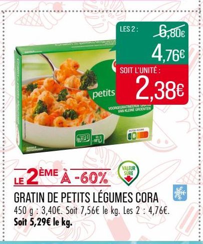 Gratin de petits légumes Cora