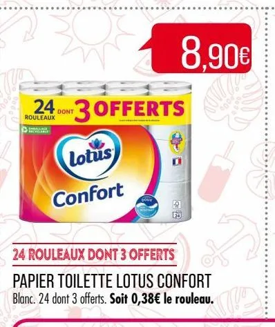 papier toilette lotus confort