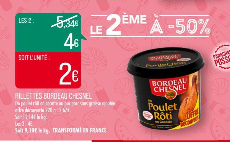 Rillettes bordeau Chesnel