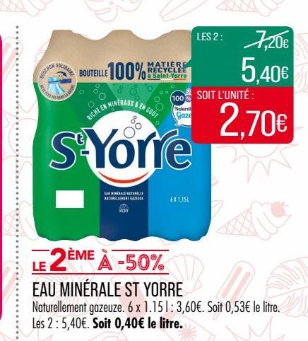 eau minérale St Yorre