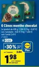 produk  chocola  flav  -30%  u 2  utprodut 2.84  198  cust  lidl  plus 