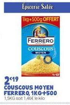couscous Ferrero Rocher