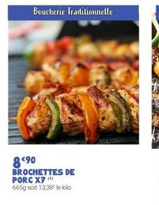 brochettes de porc 