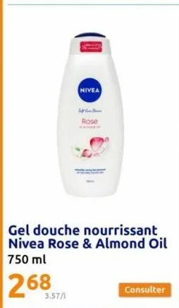 gel douche nivea