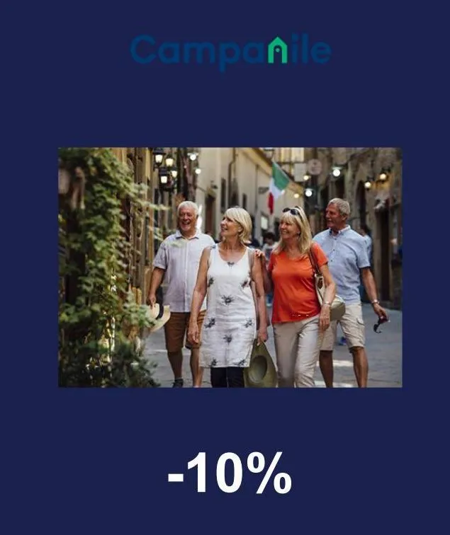 campanile  -10%  