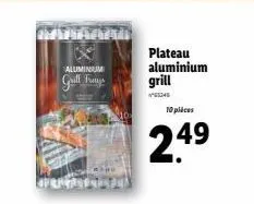 imatataatatin  aluminium  grill frays  plateau aluminium  grill  524  10 places  24⁹ 