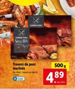 travers de porc 