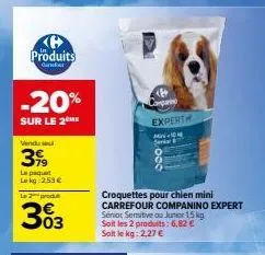 croquettes pour chien carrefour