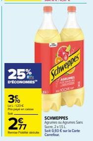 sucre Schweppes