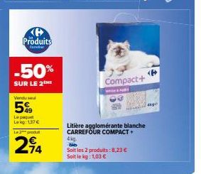 litière Carrefour