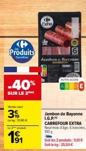 jambon Carrefour