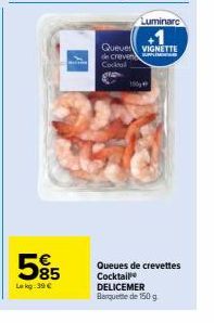 queues de crevettes 