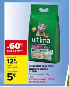 croquettes pour chats Ultima