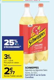 sucre Schweppes