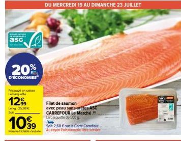 saumon Carrefour