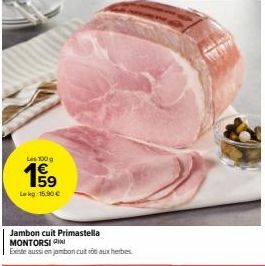 jambon cuit Montorsi