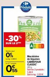 macédoine de légumes Carrefour