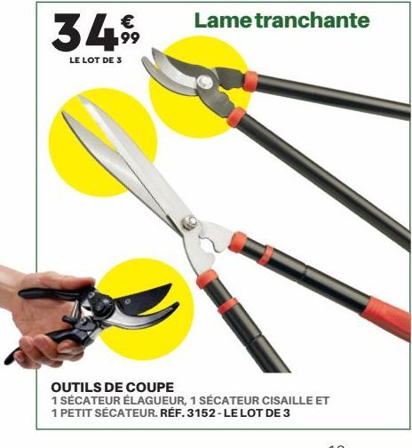 outils de coupe 