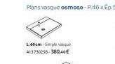 L60cm Simple vasque A13730258-380,40€ 