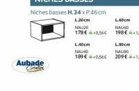 Aubade Create  htem  L30cm  NAU40  NALIBO  189 € 4+0,56€ 209€ +1,30€ 