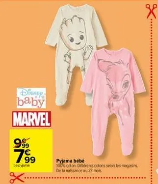 pyjama bébé disney