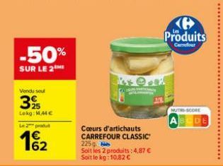 cœurs d'artichauts Carrefour