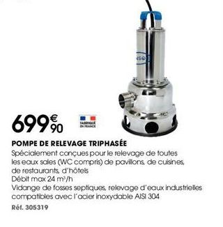 pompe de relevage 