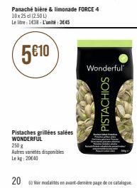 pistaches Wonderful