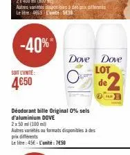 promos dove