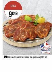 côtes de porc 