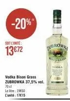 vodka zubrowka