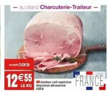 jambon cuit cora