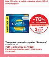 tampons Jumbo