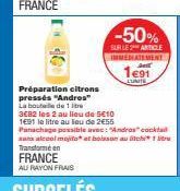 -50%  SUR LE ARTICLE  INMEDIATEMENT Ant  1€91  LUNITE 