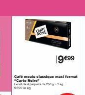 café Carte noire