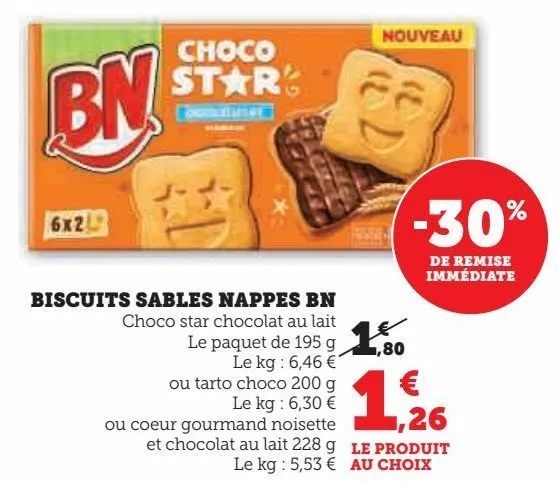 biscuits sables nappes bn
