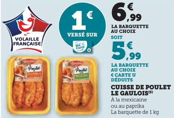 cuisse de poulet le gaulois