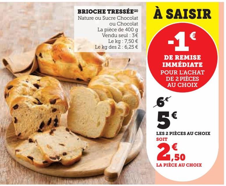 BRIOCHE TRESSÉE