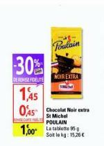 chocolat noir Poulain