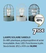 lampe solaire 