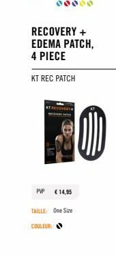 KT REC PATCH : Patch de Récupération + Œdème - 4 Pièces - One Size - €14,95 !