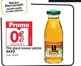 thé glacé Promo