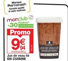 Jus de Veau Lié: Profitez de la Promo 94€ chez PromoCash pour 800g de Saveur Veal!