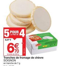 fromage de chèvre Soignon