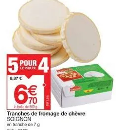 fromage de chèvre soignon