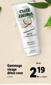 Offre Exclusive : Gommage Visage Détox Coco 50ml - 50ml IL-LADE